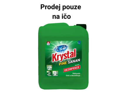 KRYSTAL Pine Sanan - alkalický čistící a dezinfekční gel 5l