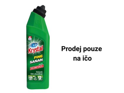 KRYSTAL Pine Sanan - alkalický čistící a dezinfekční gel 750ml