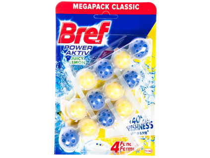 Bref wc blok power active lemone 3 ks 50 g Bref kulicky citronove bc system www.bceshop.cz